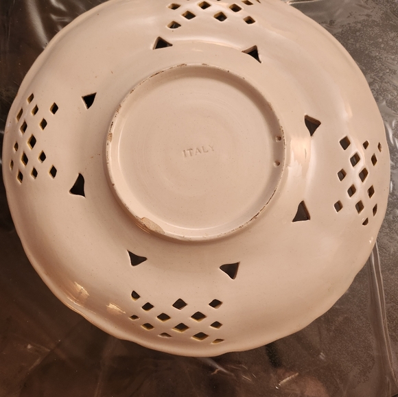 Vintage Decorative Hand Painted Italian Plate - Picture 2 of 2